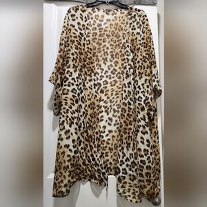 Leopard Print Women's Cardigan